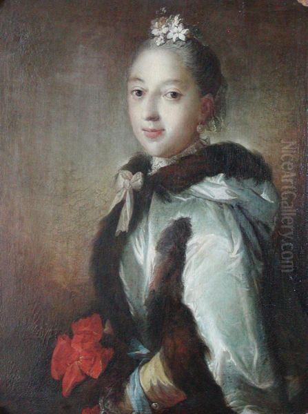 Portrait of Sophie Hedvig Raben (1732-1802), Danish noblewoman, wife of Adam Gottlob Moltke - view 1