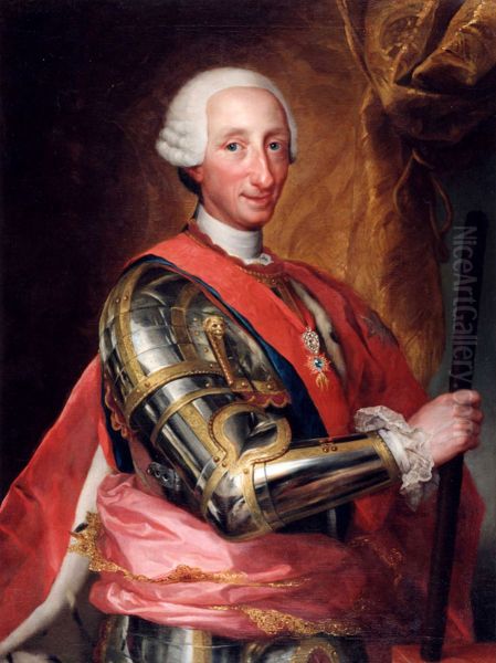 Portrait of Charles III. of Spain (1716-1788) by Anton Raphael Mengs