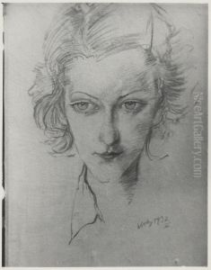 Female Portrait by Stanislaw Ignacy Witkiewicz (Witkacy)