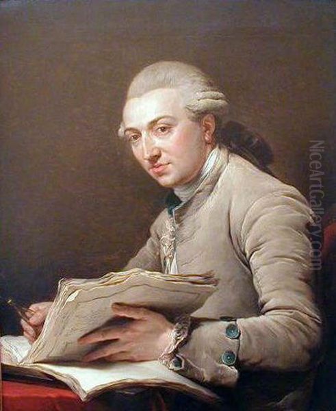 Portrait of Pierre Rousseau (1751-1829), French architect - view 1