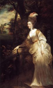 Portrait of Georgiana, Duchess of Devonshire by Of Sir Joshua Reynolds