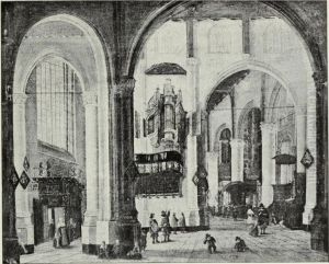 Interior of a Gothic Church by unknown