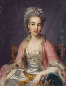 Portrait of a unknown lady by Jakob Emanuel Handmann