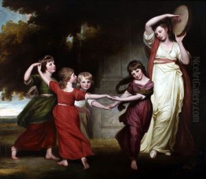 The five youngest children of the2nd Earl Gower The five youngest children of the2nd Earl Gower