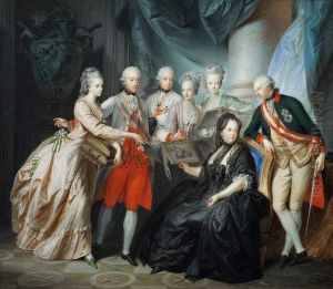 Empress Maria Theresa with Her Children by Heinrich Fuger
