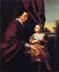 Thomas Middleton of Crowfield and His Daughter Mary" by Henry Benbridge