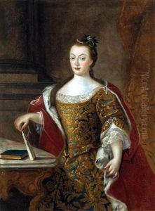 Portrait ofMaria I of Portugal(1734-1816) by Miguel Antonio do Amaral