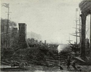 Sea-port in Italy