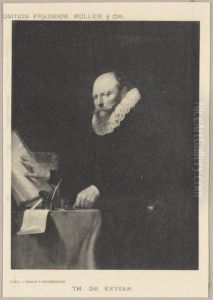 Portrait of Michiel Poppen by Werner van den Valckert
