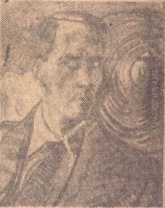 Autoportret, z lustrem w tle by Stanislaw Ignacy Witkiewicz (Witkacy)