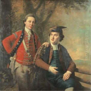 Double portrait of General Richard Wilford of the British Army and his contemporary Sir Levett Hanson.
