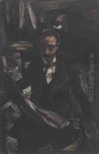 Der Kunstfreund (Bildnis Dr. Karl Schwarz) by Lovis (Franz Heinrich Louis) Corinth