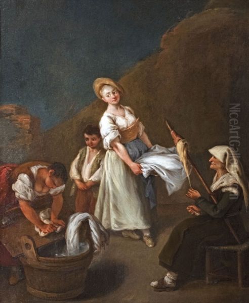 The laundresses - view 1