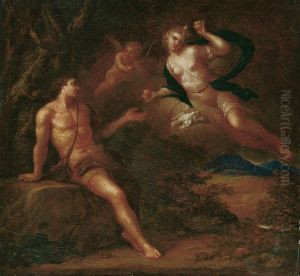Venus and Adonis by Johann Murrer