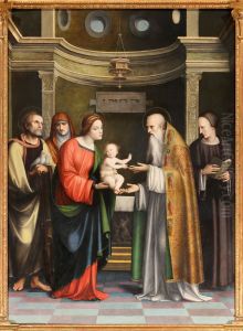 Presentation of Jesus in the temple and purification of the Virgin by Francesco Francia