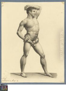 standing wrestler by Alexis Francois Girard