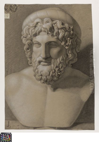 bust of Asclepius - view 1