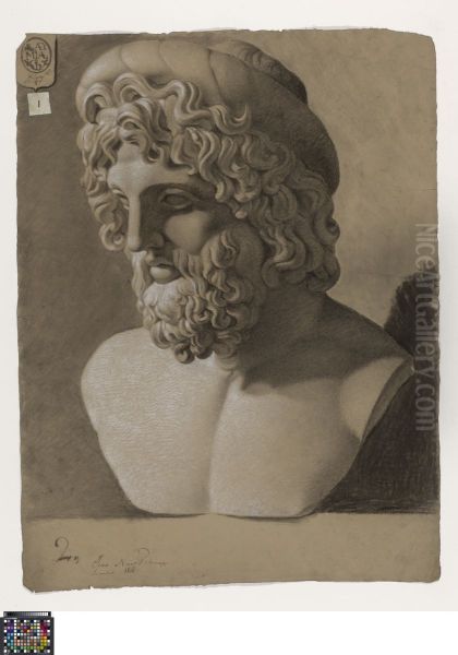 bust of Asclepius - view 1