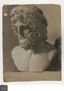 bust of Asclepius by Jean Naert