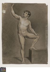 standing male nude standing male nude