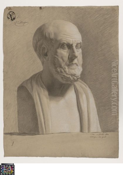 bust of Hippocrates - view 1