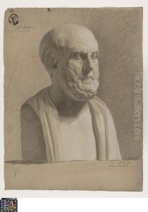 bust of Hippocrates by Pieter De Vigne