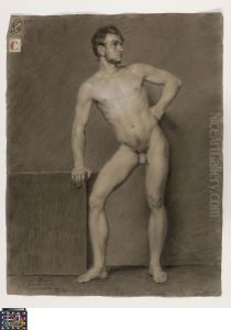 standing male nude standing male nude