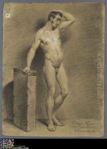 standing male nude standing male nude