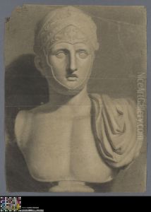 bust of a Roman soldier by Joannes Lernous