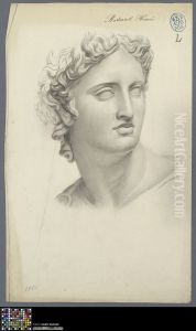 head of Apollo Belvedere by Henri Rotsaert