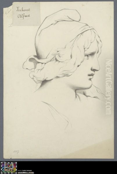 woman wearing a Phrygian cap - view 1