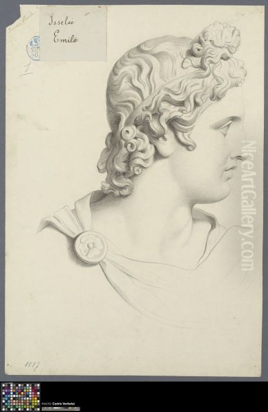 head of Apollo Belvedere - view 1