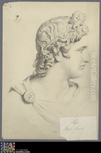 head of Apollo Belvedere by Louis Buys