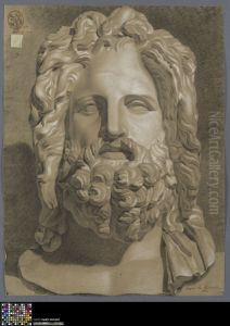 bust of Zeus of Otricoli by Leopold van Turnhout