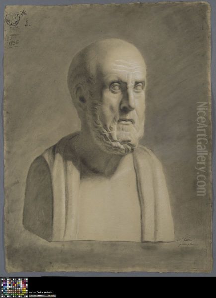 bust of Hippocrates - view 1