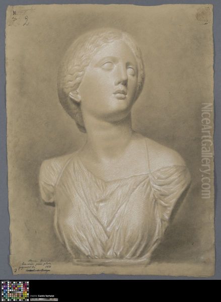 bust of a fleeing Niobide - view 1