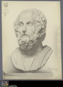 bust of Homer by Remi Goethals