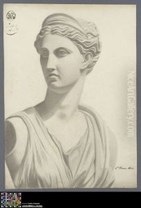bust of Diana by Alberic Deroux