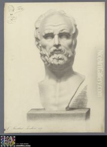bust of a man by Isidoor Bertier