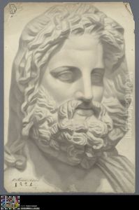 bust of Zeus of Otricoli by Adelson Perquy