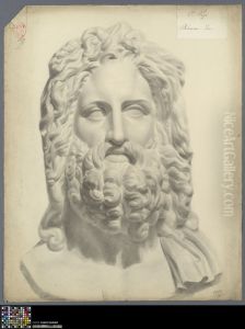 bust of Zeus of Otricoli by Leo Dehaene