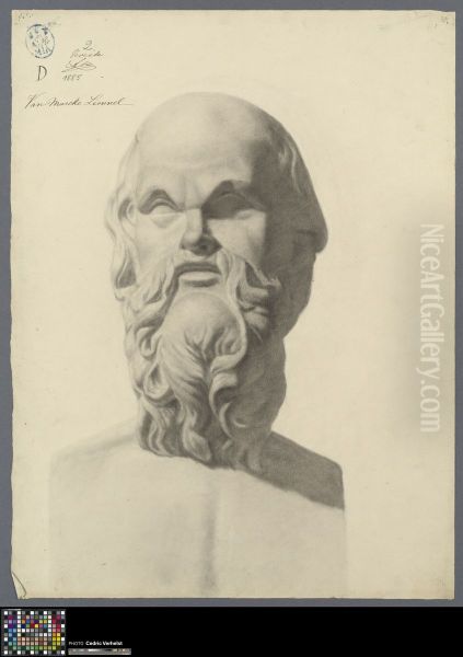 bust of Socrates - view 1