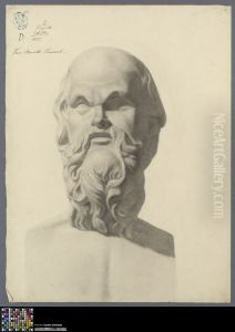 bust of Socrates by Lionnel Van Marcke