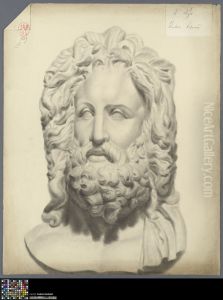 bust of Zeus of Otricoli by Eduard Fontier