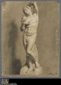 the dying slave by Louis-Joseph van Peteghem