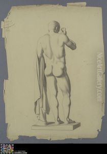 Marcellus as Hermes Logios, seen from behind Marcellus as Hermes Logios, seen from behind
