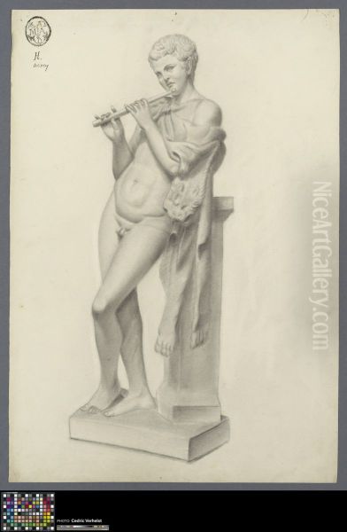 satyr with flute - view 1