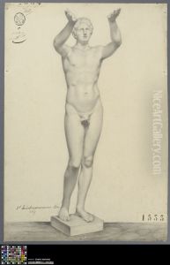 young male nude by Leon Vandercammen