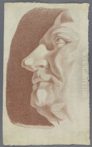 face of a man by Musea Brugge