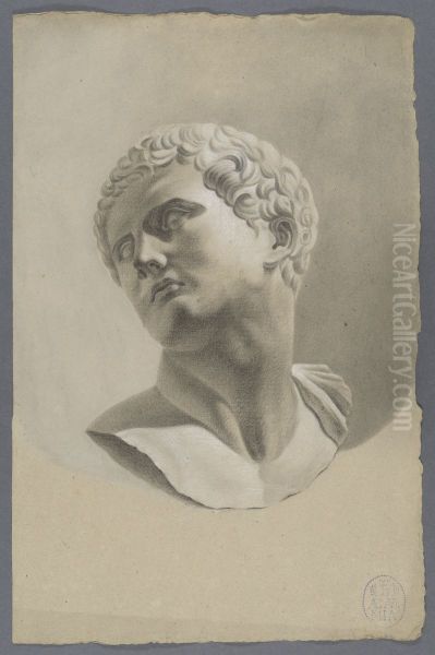 bust of a young man - view 1